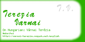 terezia varnai business card